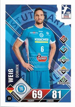 2020 Blue Ocean Handball Sammelserie 2020/21 #23 Dominik Weiss Front